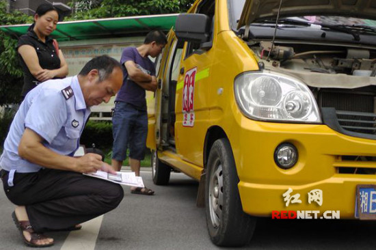 株洲天元區校車安全大檢查48輛有安全隱患需整改